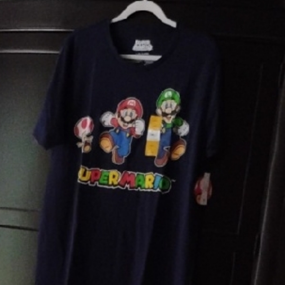Nintendo Blue Short Sleeve Tee for Casual Comfort